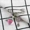 Xiaoxiangfeng brooch Flat zinc alloy jewelry and clothing oil Drip brooch, fashionable and versatile women's oil drip brooch 2 Specification image